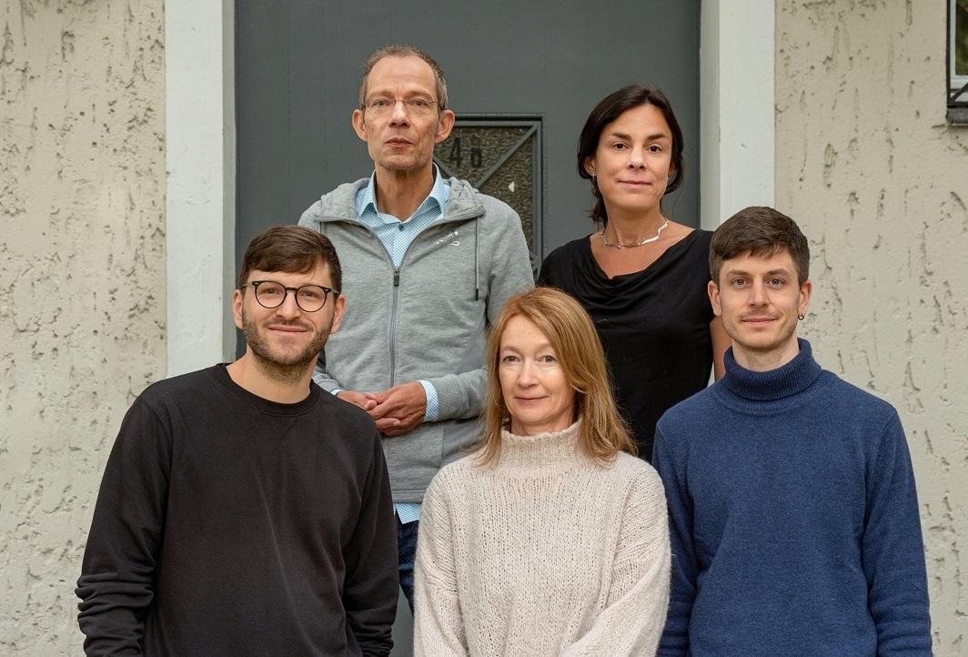 from left to right: David Niebauer, Sven Chojnacki, Judith Schmidt, Bettina Engels, Malte Kanefendt